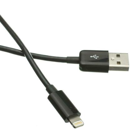 CABLE WHOLESALE 1 ft. Mini USB 2.0 Cable, Type A Male to 5 Pin Mini-B Male - Black 10UM-02101BK